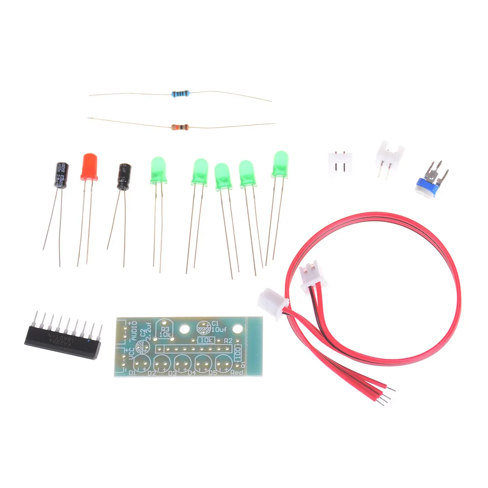 1 комплект Напряжение 3 5 V-12 V KA2284 шт. светодиодный индикатор уровня звука Люкс