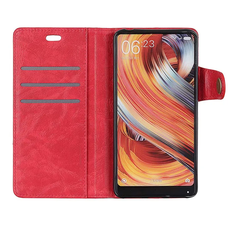 Бизнес чехол для Redmi Note 6 4X Ретро Crazy Horse флип кожаный бумажник Xiaomi 5 плюс S2 6A