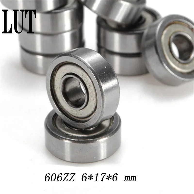 High quality 30pcs/Lot ABEC-5 606ZZ 606 ZZ 6x17x6mm Mini Ball Bearing Miniature R1760 bearings Free Shipping bearing | Обустройство