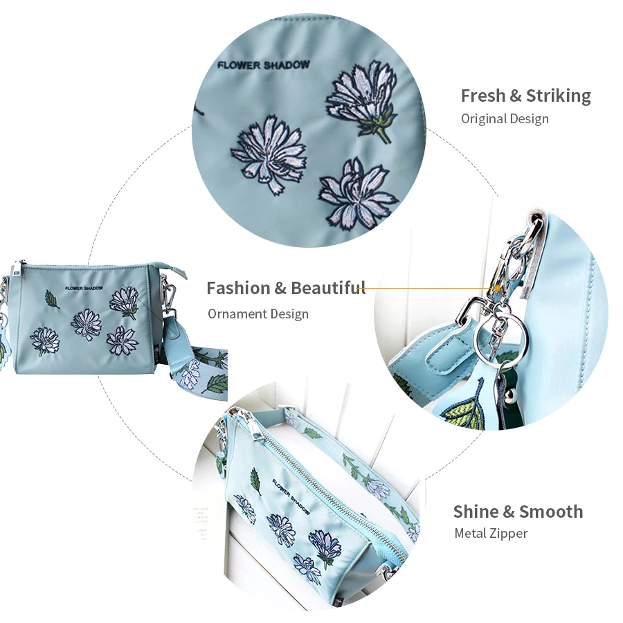 Женская сумка через плечо с цветочным принтом дизайнерская мессенджер маленькая