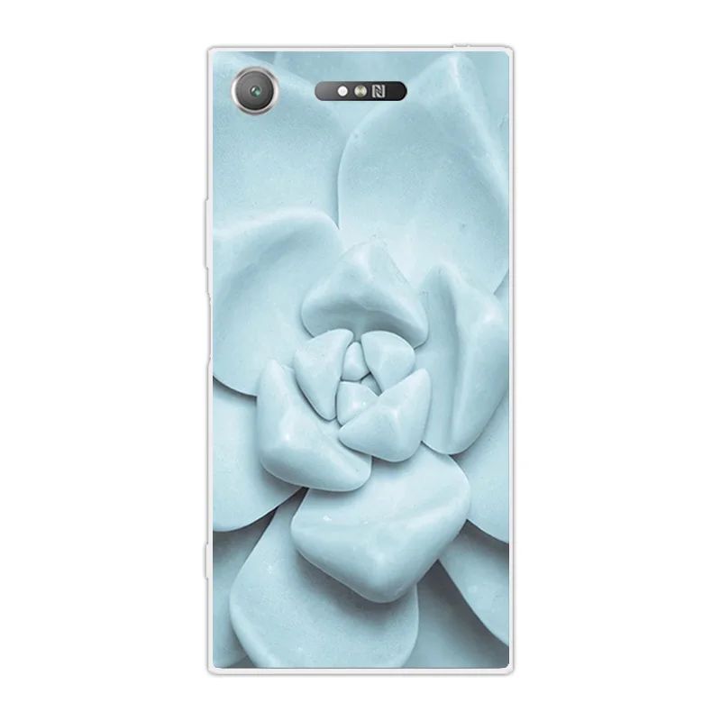 5 2 &quotдля Sony Xperia XZ1 цветной чехол для телефона мягкие силиконовые чехлы Dual F8342 Coque |