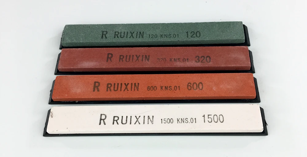 Точилка для ножей Ruixin Pro III, полностью железная сталь, профессиональная точилка для ножей шеф-повара, кухонная система заточки, фиксированный угол, 4 точильных камня