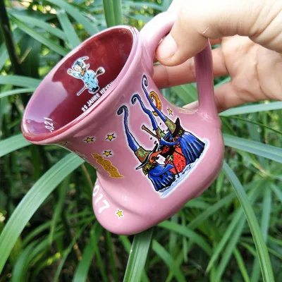 3D Рождественская обувь чашка кофе кружки молоко кружки чай чашка керамическая чашка бутылки для воды чашки для завтрака Для детей день рождения Рождественский подарок - Цвет: L