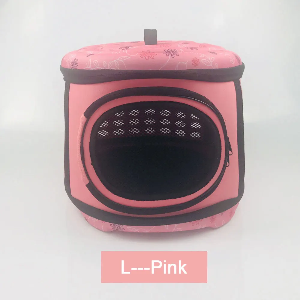 S Pink Переноска для собак, кошек, дорожная сумка для домашних животных, переносная сумка для кошек, щенков, сумка для переноски на плечо, маленькая собака на открытом воздухе, сумки XS/S/M/L, товары для домашних животных - Цвет: S Pink