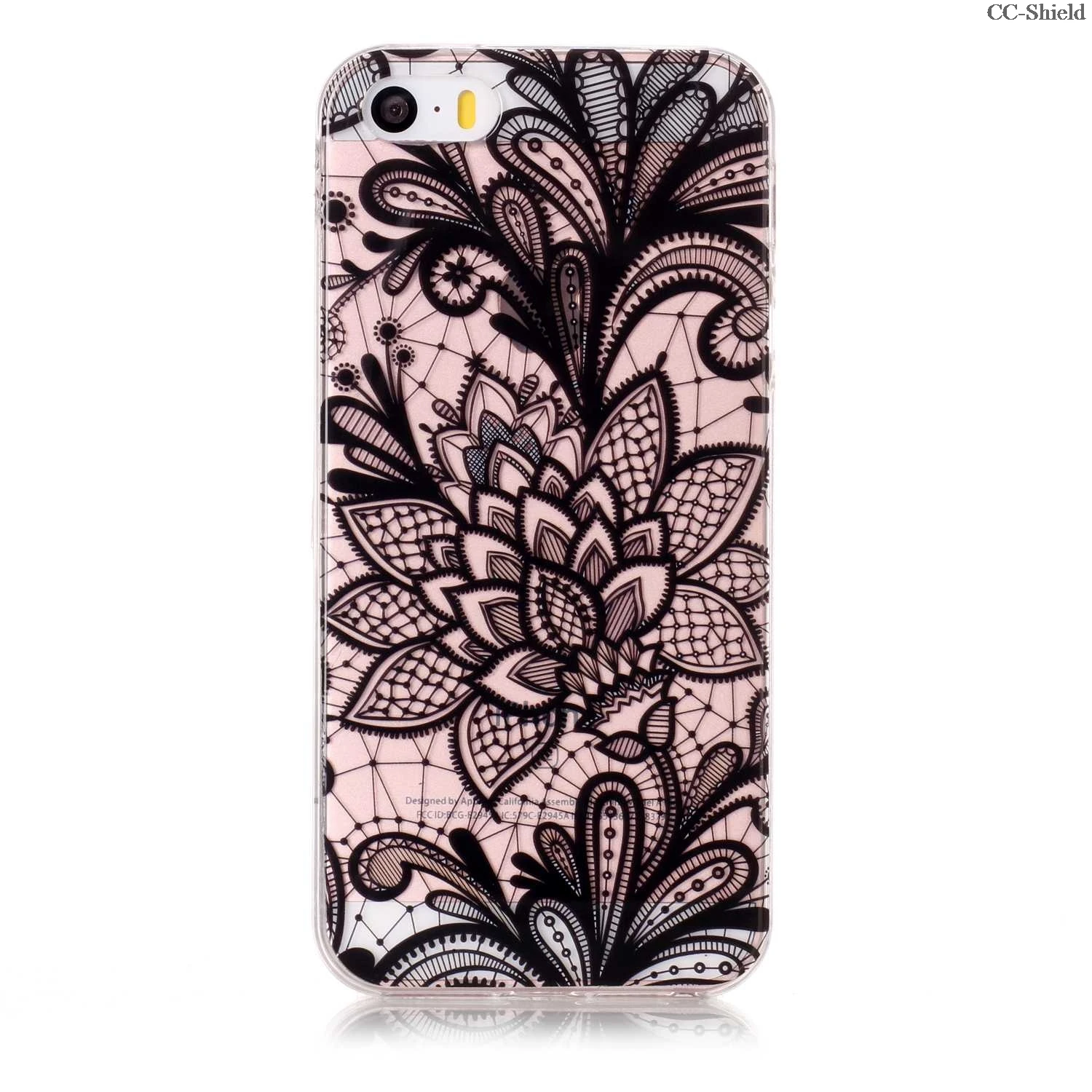 Soft TPU Case for Apple iPhone 5 5S SE Transparent Silicone Phone Cases Cover i iPhone5 iPhone5S case |