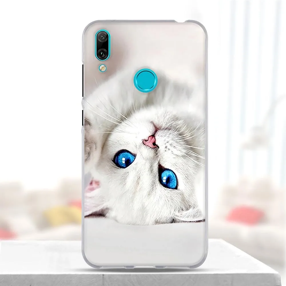Чехол для Huawei Y7 2019 чехол y7 мягкий силиконовый 3d милый | Мобильные телефоны и