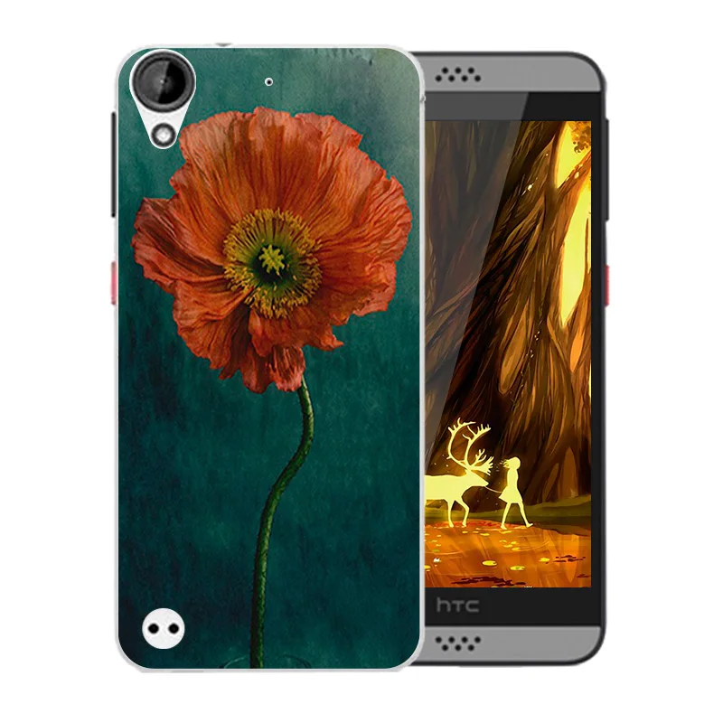 Новый Идеальный дизайн задняя крышка с цветущим узором для HTC Desire 530/Desire 630 чехол