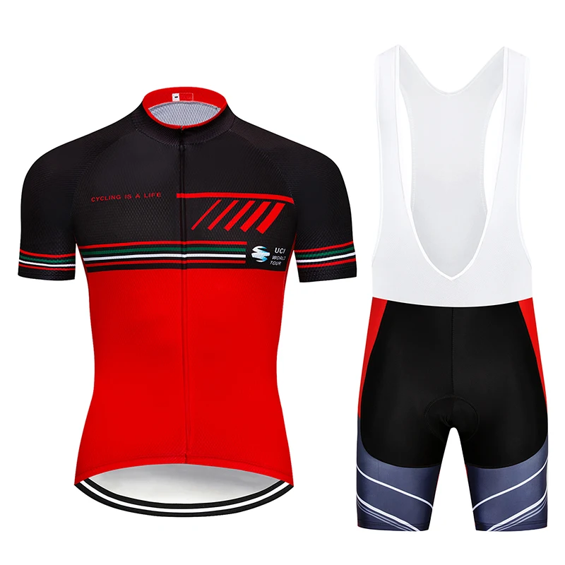 Красная профессиональная команда Велоспорт Джерси Ropa Ciclismo 9D гель мужские летние быстросохнущие велосипедные рубашки Майо кулот с фабрики на заказ