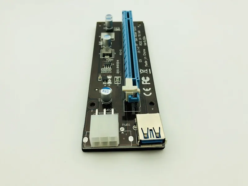 Riser PCI E Express Card 1x к 16x USB 3 0 кабель для передачи данных SATA 6Pin IDE Molex блок питания BTC