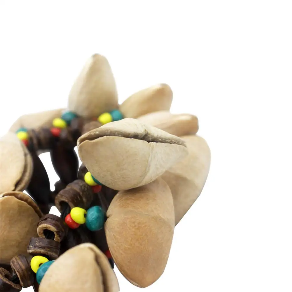GECKO Handbell Handmade Bracelet Nutshell Wrist Bell for Djembe African Box Drum Percussion Musical Instrument Parts Accessories