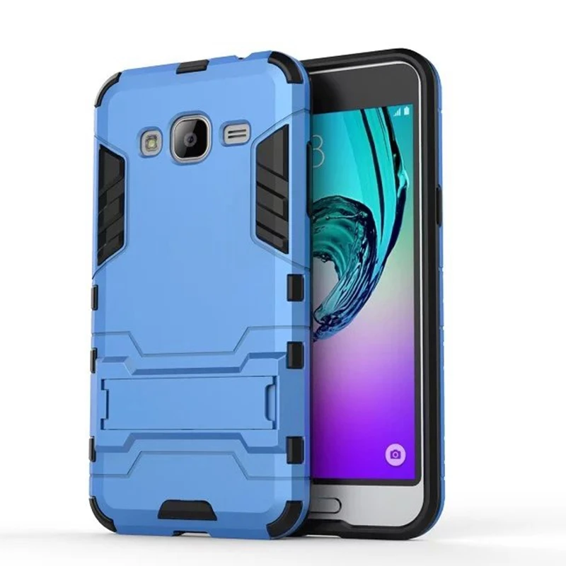 Чехол для Samsung Galaxy J5 2016 J500 J510 с подставкой Silm Hybrid Duty бронезащитный экран чехол TPU PC