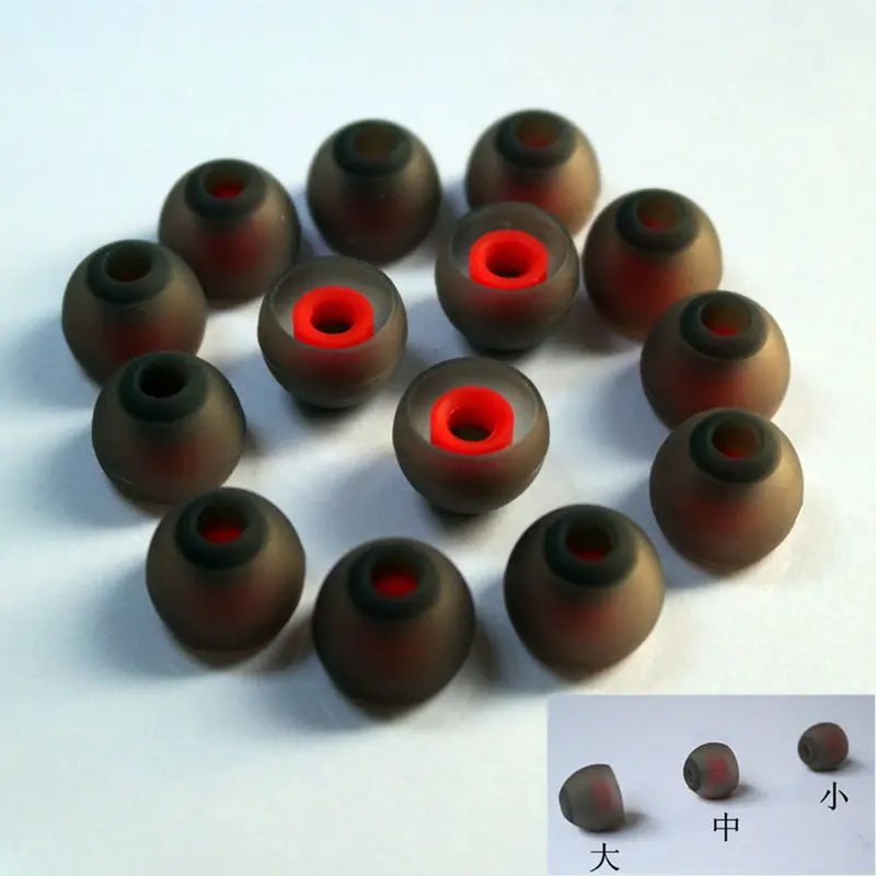 Aipinchun 6 Pairs Silicone Earbud Cushion Replacement Headphone Eartips Ear Pads Gel Covers Tips For Earphone S/M/L Random Color |