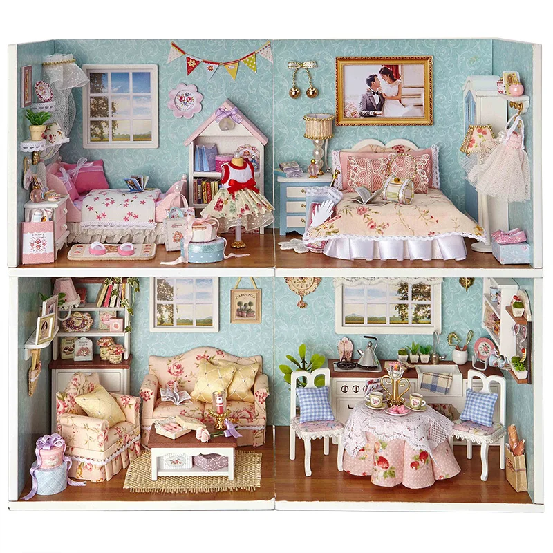 Игрушки ручной работы сделай сам для маленьких комнат Сборная модель креативный