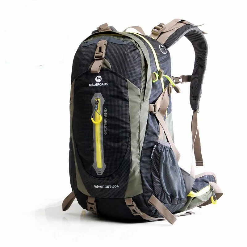 

Maleroads 40L 50L Outdoor Hiking Backpacks Climbing Bags Waterproof Hiking Bag Sports Backpack With Rain Cover Climbing Bag