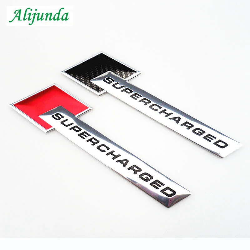 3D металлическая наклейка значок в форме суперзаряженного автомобиля для Audi BMW X