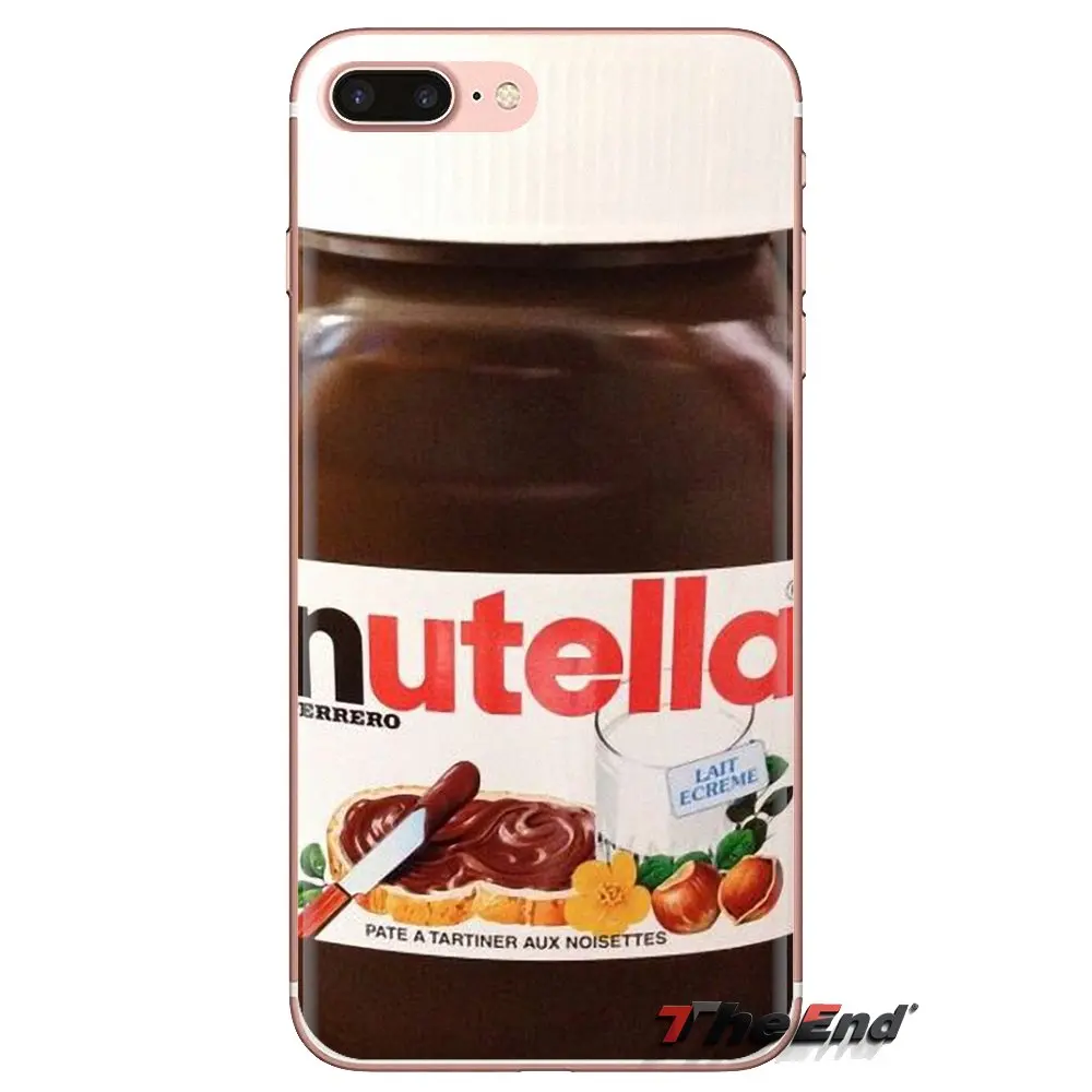 Transparent Soft Shell Covers For Huawei Mate Honor 4C 5C 5X 6X 7 7A 7C 8 9 10 8C 8X 20 Lite Pro Chocolate Tumblr Nutella Bottle |