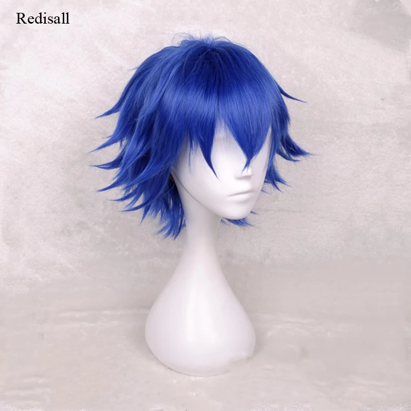 Kirishima Ayato короткий синий парик косплей Токийский Гуль Хэллоуин ролевые игры