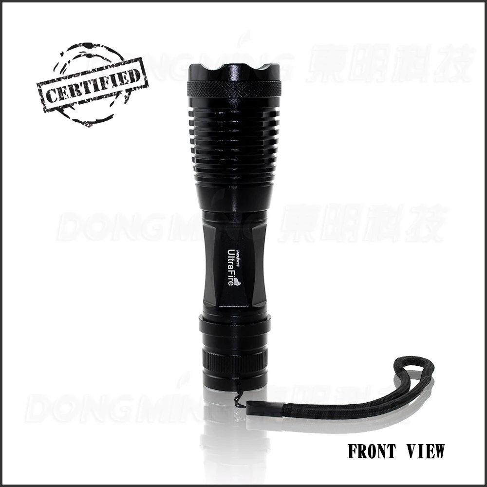 Масштабируемый светодиодный фонарик 5000 люмен супер яркий с питанием от одной