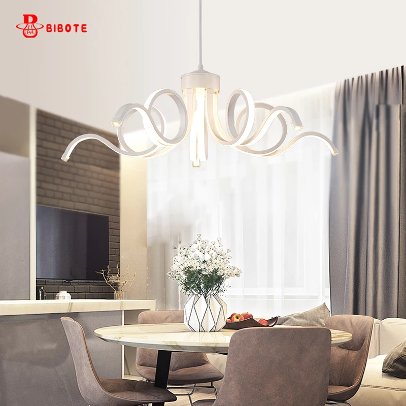 

modern led chandelier remote control lustres para sala de jantar chandeliers ceiling bedroom hanging lamp nordic light fixtures