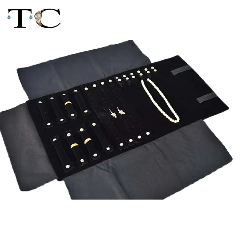 Органайзер для хранения ювелирных изделий в рулоне | Украшения и аксессуары