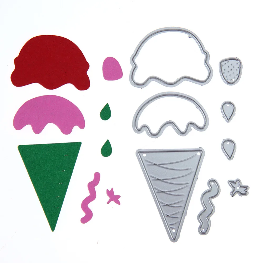 Летние трафареты для резки мороженого скрапбукинга фотоальбома тиснение