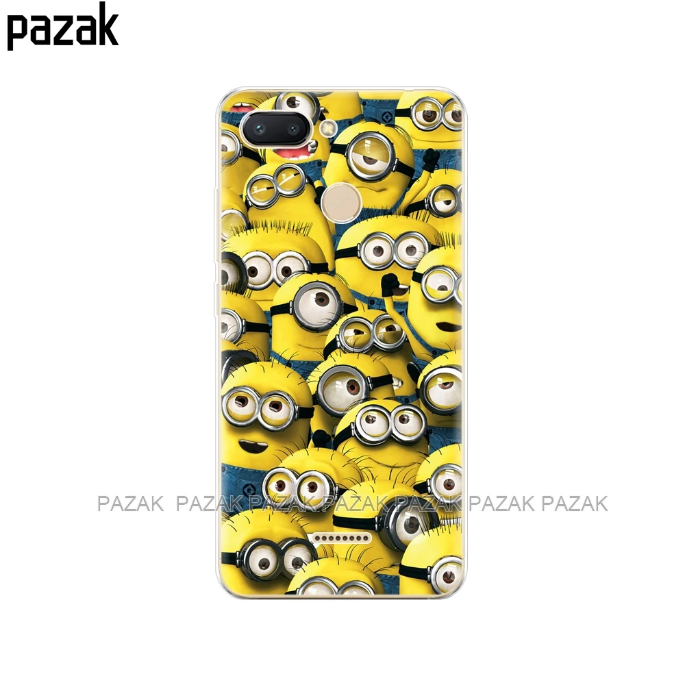 34282 Силиконовый чехол для Xiaomi Redmi 6, чехлы, полная защита, мягкая задняя крышка из ТПУ, чехол для телефона Xiaomi Redmi6, бампер hongmi 6, чехол - Цвет: 34282