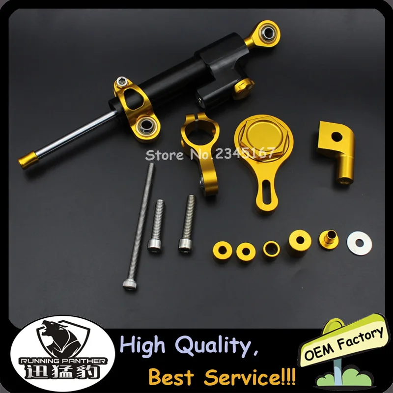 CNC Алюминиевые Регулируемые мотоциклы рулевой стабилизации демпфер кронштейн