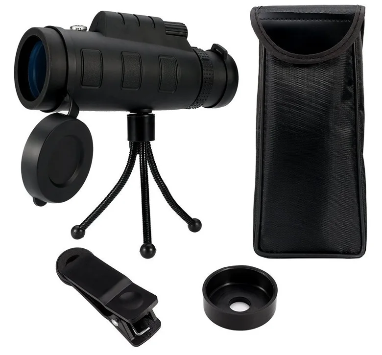 Mini Clip Package Горячая 35x50 HD телескоп мобильный телефон зум объектив для смартфона прозрачный Монокуляр телескоп область камера для iphone xiaomi huawei - Цвет: Mini Clip Package