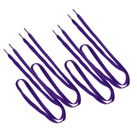 Шнурок для обуви плоские шнурки фиолетового цвета 2 пары женщин и мужчин | Обувь