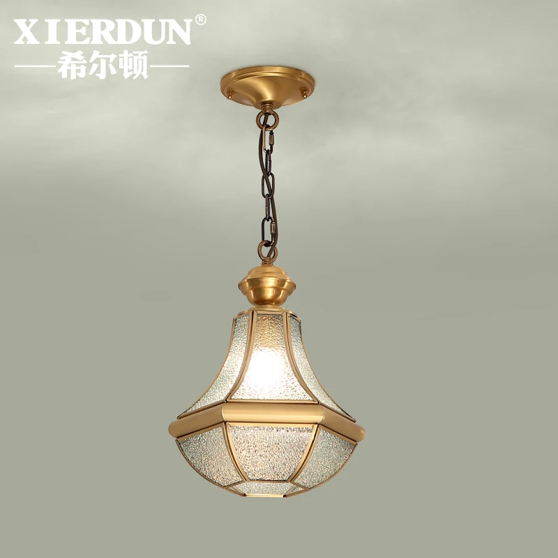 Американский американский стиль маленькие подвесные светильники медная