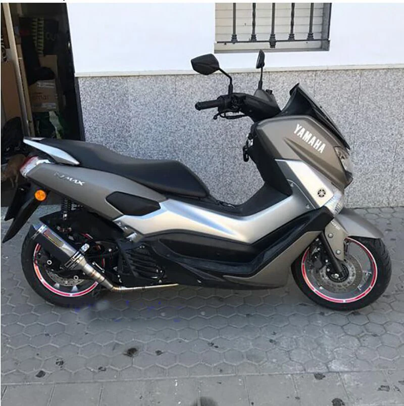 ZSDTRP для YAMAHA NMAX 155 выхлопная труба из нержавеющей стали мотоцикла самокат Передняя