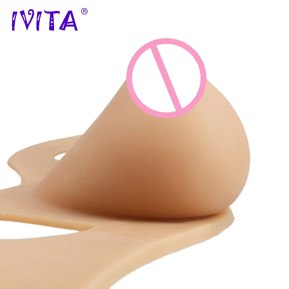 Реалистичная силиконовая форма для груди IVITA 2400 г имитация трансвеститов