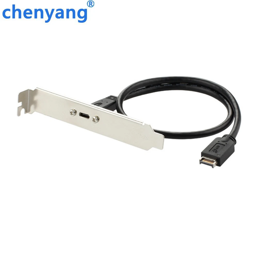 

USB3.1 USB 3.1 Front Panel Header type-e Type E to USB-C Type-C C Female Extension Cable with Panel Mount Screw