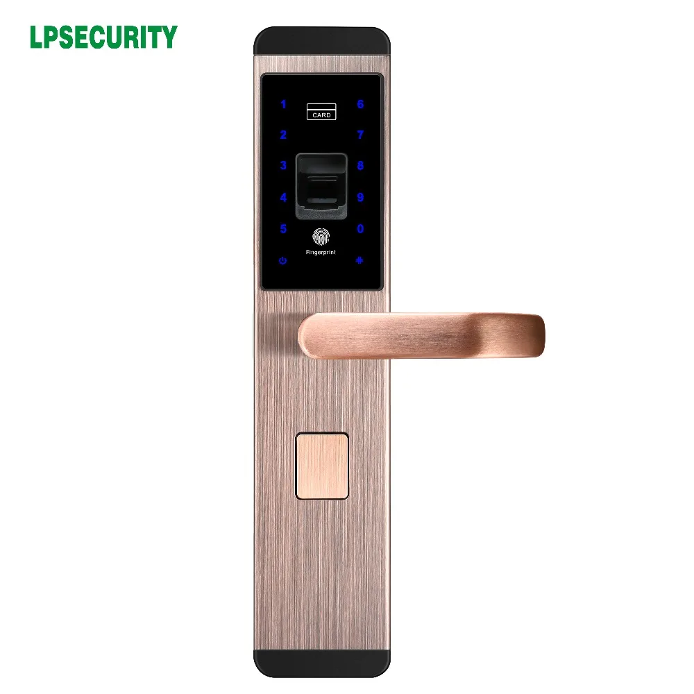 Водонепроницаемый домашний Противоугонный замок со сканером отпечатков пальцев