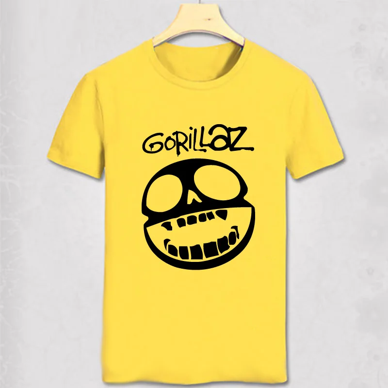 Gorillaz рок группа рэп хип хоп белые черные Графические футболки повседневные