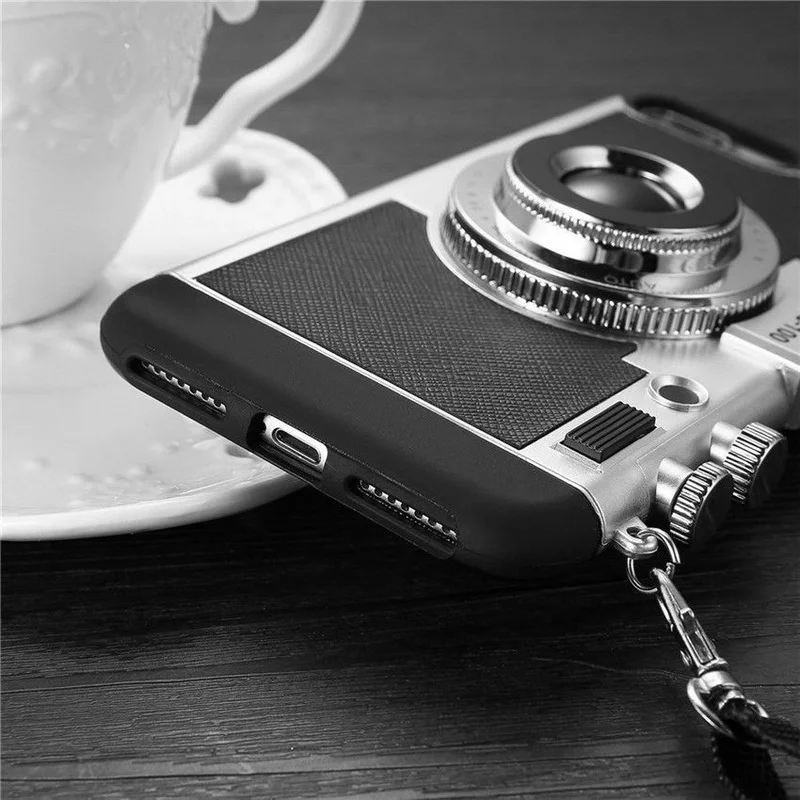 NOWAL Cool 3D чехол для камеры iPhone X 10 8 Plus 5 5S SE 7Plus Жесткий ПК Пластиковый Чехол 6 6S 7