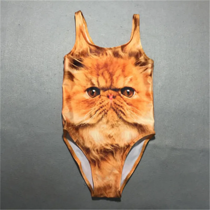 3D купальник для животных купальники девочек детский подростков новинка 2017 с