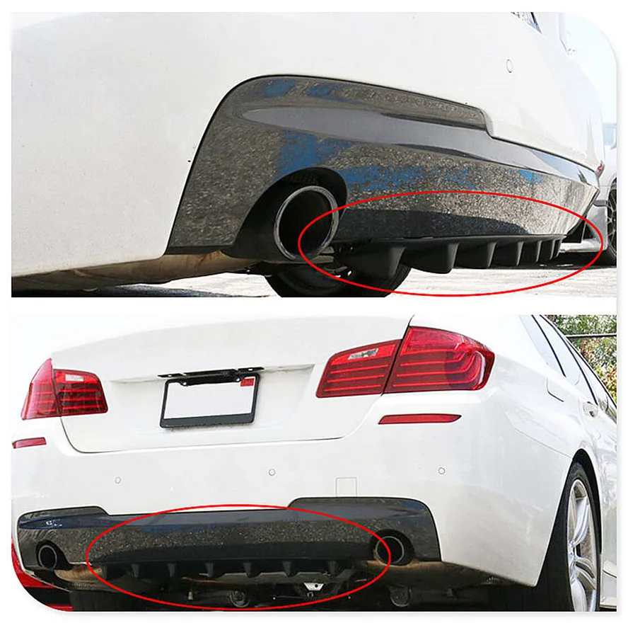 Автомобильный задний воздушный диффузор для Mercedes Benz Generation GLE63 GLE450 C450 C350 A45 CLA CLA45