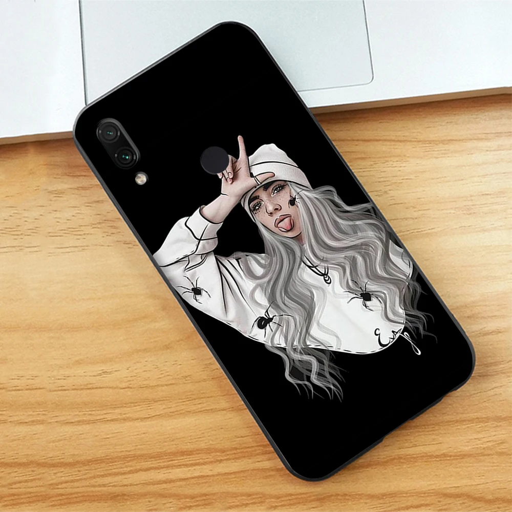 Billie eilish радужные глаза океана мягкий чехол для Xiaomi Redmi Note 7 4 4X6 Pro 5 Plus 5A 6A Go S2 - Цвет: 8