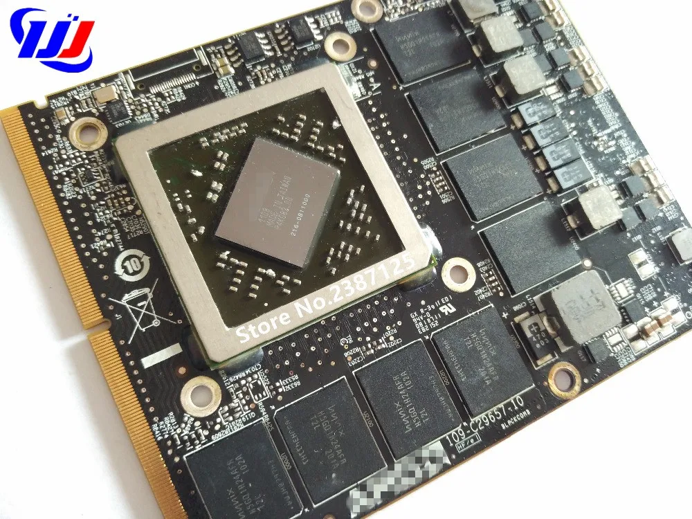 Оригинальная HD6970M HD 6970M 1 Гб видеокарта для i M a c 27 &quotA1312 HD6970 графическая карта VGA GPU