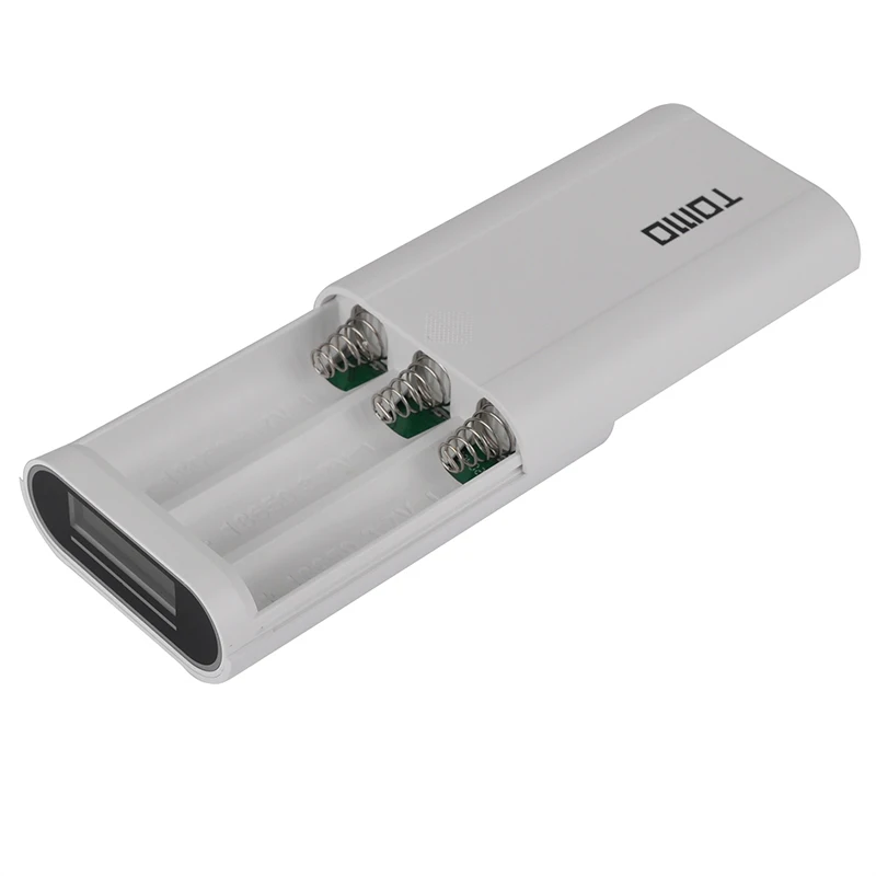 TOMO M3 18650 Внешний аккумулятор зарядное устройство 2 Usb порта 5V2A Зарядка для 3 шт.