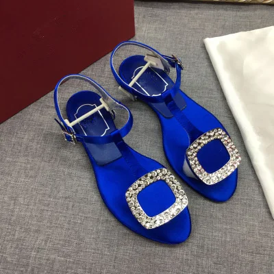 Уличная модная летняя обувь; женская обувь; chaussures femme; дизайнерские босоножки со стразами; Лидер продаж; стильная повседневная обувь на плоской подошве; Sandalias Mujer;