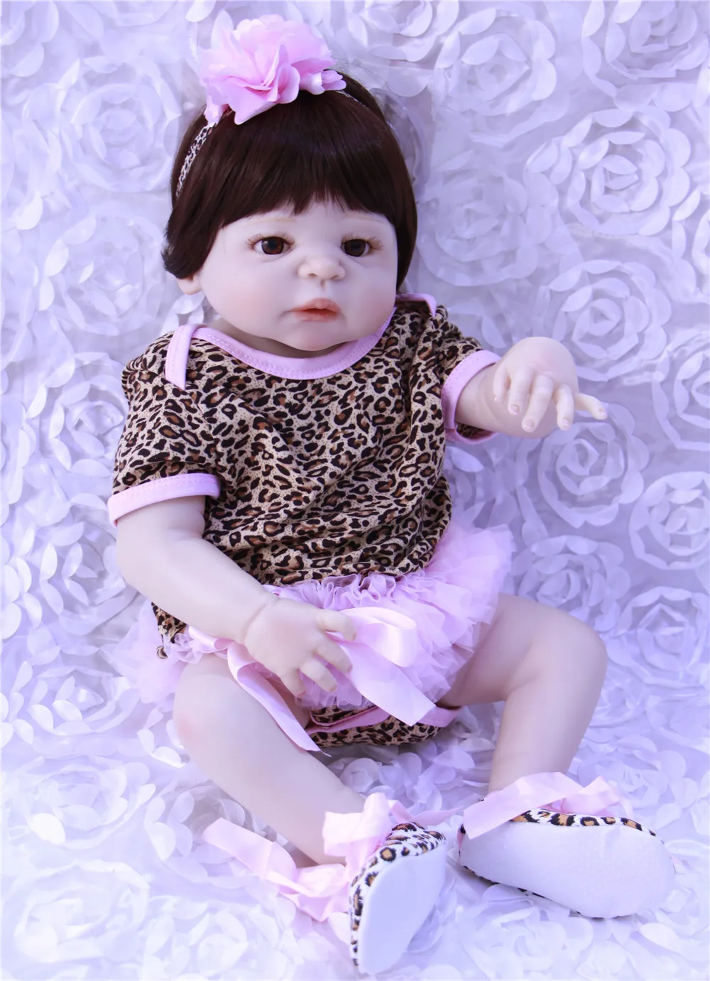 Кукла новорожденная силиконовая 55 см 22 дюйма|reborn 55cm|reborn toybebe alive |