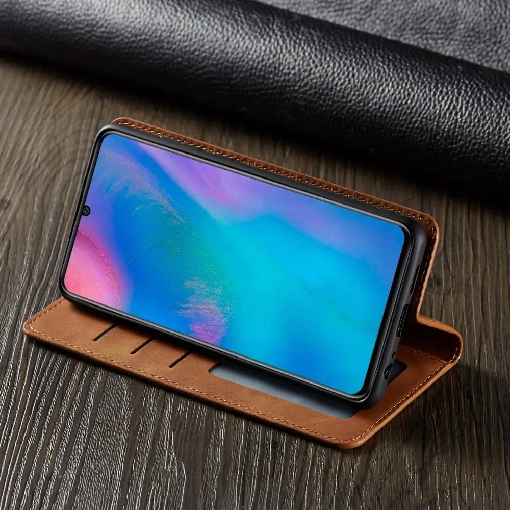 Роскошный кожаный флип-чехол на магните для huawei P30 P30 Lite силиконовый чехол с держатель для карт чехол для huawei P30 Pro Coque Funda