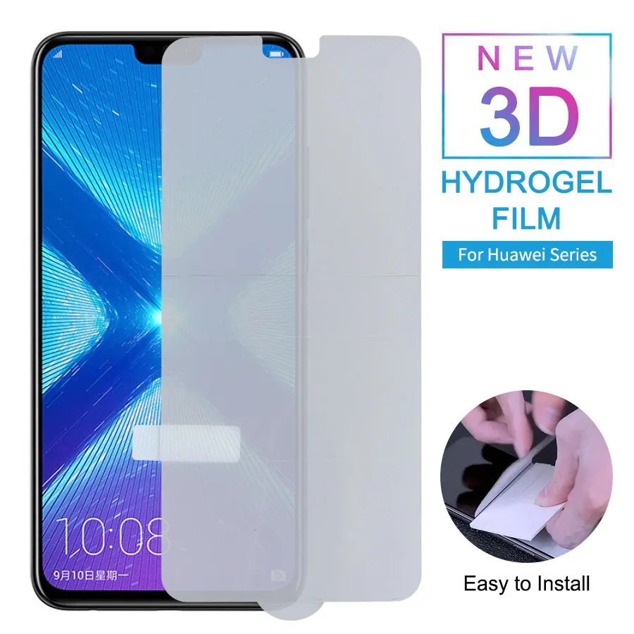 3D полное покрытие гидрогель Защитная пленка для Huawei Honor 10 View 20 8X Magic 2 наклейка