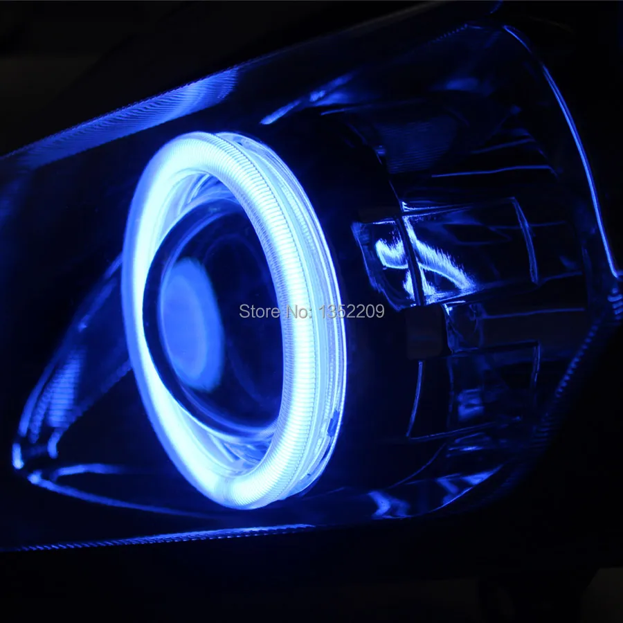 1 комплект фар проектора в сборе HID Blue Angel Eyes для Yamaha YZF R1 2002-2003 Custom