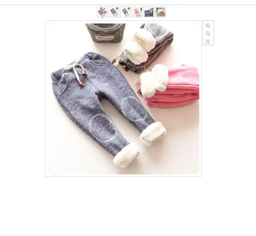 Осень 2016 Детские повседневные брюки плотные бархатные для маленьких девочек