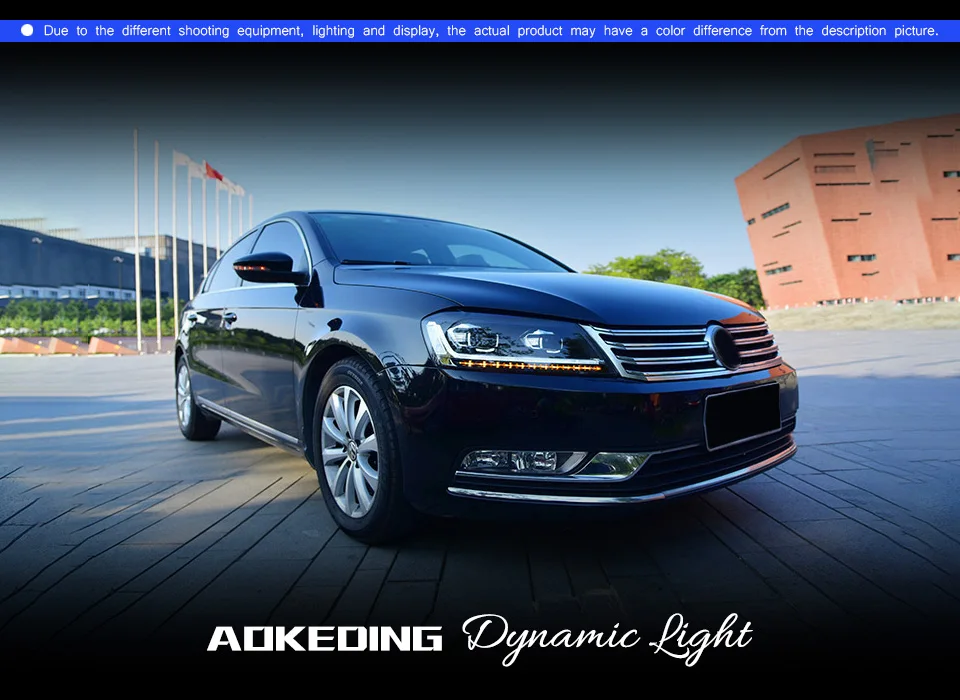 AKD автомобильный Стайлинг для VW Passat B7 фары 2012 Magotan светодиодный фонарь DRL Hid головной фонарь Ангел глаз биксеноновый луч аксессуары