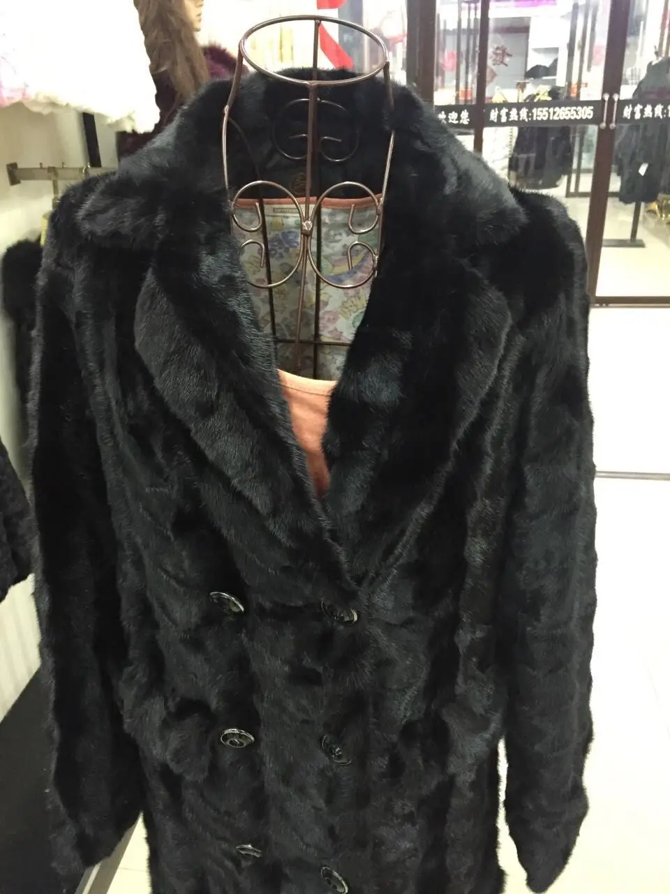 Женское натуральное Норковое меховое пальто Модное теплое | Женская одежда