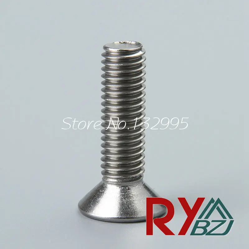 2 # 56 4 40 6 32 8 10 24 1/4 20 * L Нержавеющая сталь A2 Шестигранная розетка с плоской головкой